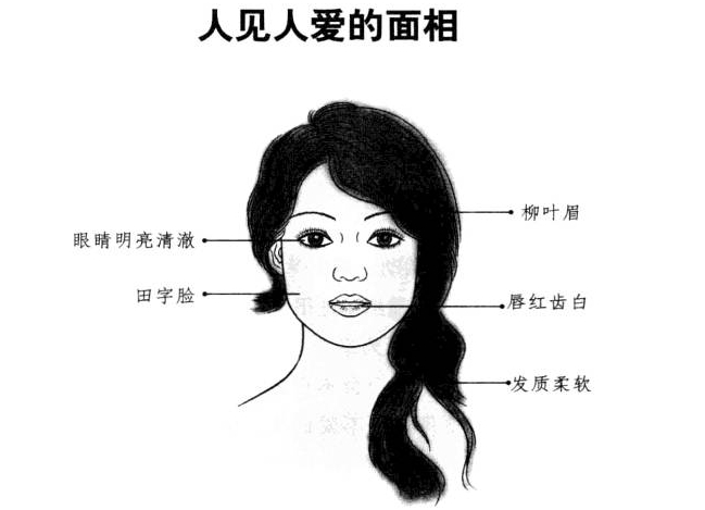 从面相上能看出谁是人见人爱的女孩吗?