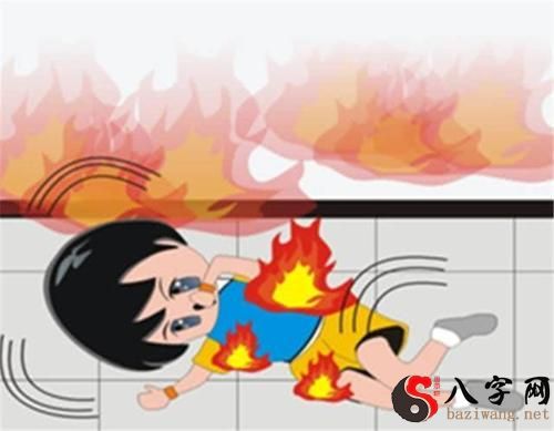 梦见自己身上着火